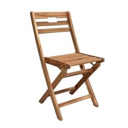 2x levná dřevěná balkonová židle masiv akácie