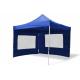 Párty stan 3x3 m profi s bočnícemi (2x stěna s oknem, 2x stěna bez okna), skládací, modrý