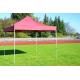 Profi zahradní párty stan nůžkový 3x3 m fialový, 4 boční plachty