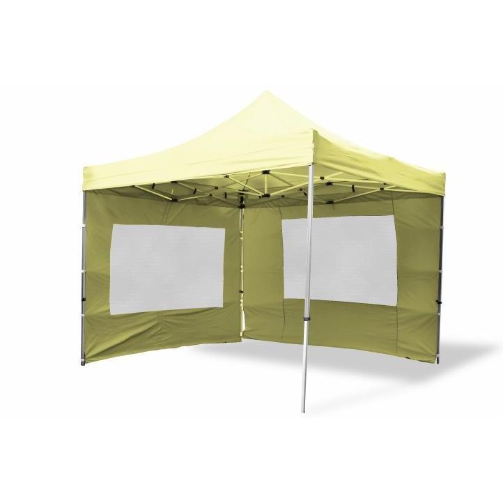 Zahradní párty stan 3x3 profi nůžkový hliníkový rám, 4x boční plachta