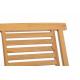 Židle z teakového dřeva na balkon / terasu / zahradu, bez područek