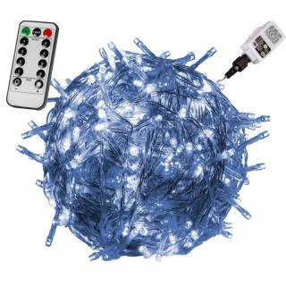 Vánoční řetěz do zásuvky na okno / na dům / na stromeček, venkovní + vnitřní, do zásuvky, 5 m